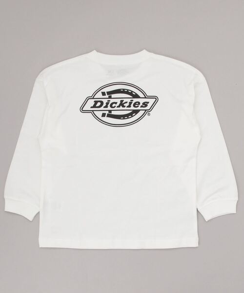 Dickies(ディッキーズ)の「Dickies/ディッキーズ キッズ ロンT 17285700(Tシャツ/カットソー・キッズ・ホワイト/グレー/グリーン・150cm/130cm/140cm/160cm)」の1枚目の写真