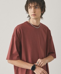 ヘビーウェイトコットン ルーズシルエットカットソー/Tシャツ