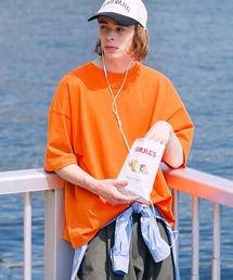 ヘビーウェイトコットン ルーズシルエットカットソー/Tシャツ