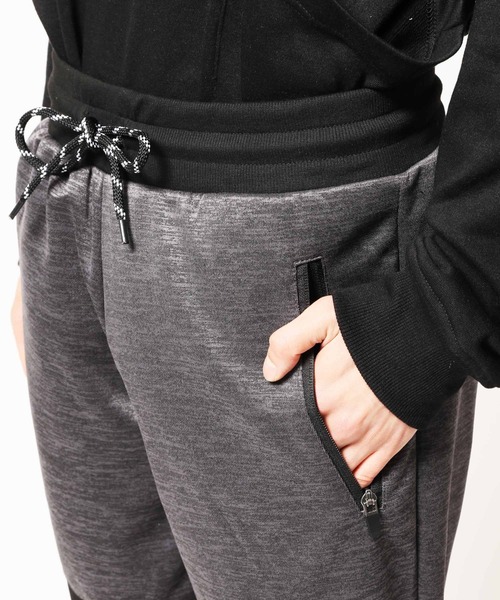ARCADE（アーケード）の「ジョガーパンツ  スウェットパンツ ジャージパンツ ワンマイル カチオン染め 切り替え（スウェットパンツ・メンズ・杢グレー/チャコール/グレー系その他・M/L/LL）」の10枚目の写真