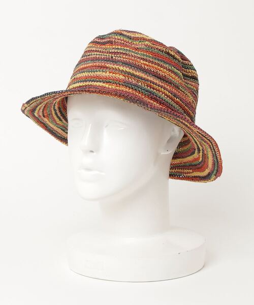 Ecua-Andino（エクアアンディーノ）の「【Ecua-Andino】HIPPIE STRAW HAT【UT15】（ハット・メンズ・ピンク/ブルー/その他・FREE）」の7枚目の写真