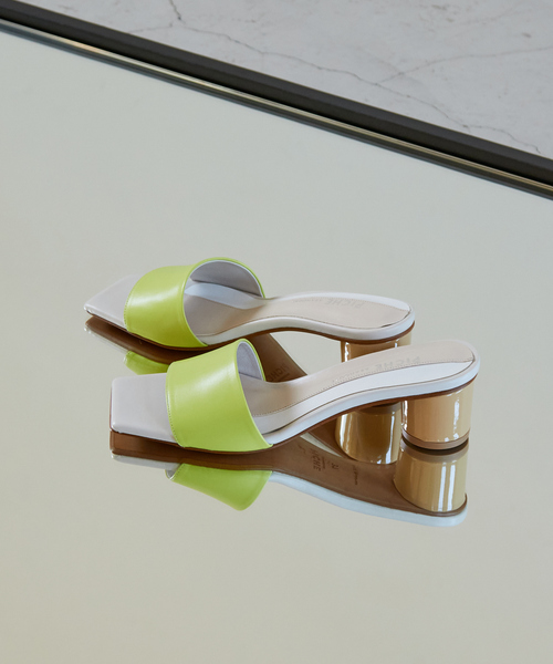 PICHE ABAHOUSE(ピシェ アバハウス)の「カラーブロックミュール(サンダル・レディース・ベージュ/ライム/その他/ホワイト・37/39/36/38/35)」の21枚目の写真