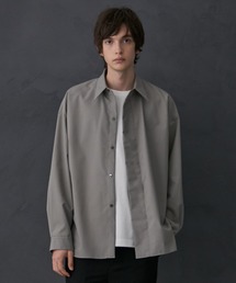 含浸レイヤードオーバーシャツ
