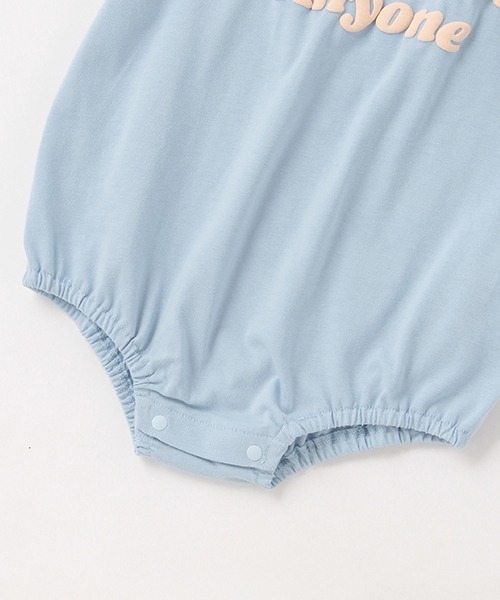 b・ROOM(ビールーム)の「Any Any Anyリンガーロンパース(ロンパース・キッズ・オフホワイト/サックスブルー/ライトピンク・80cm/70cm)」の8枚目の写真