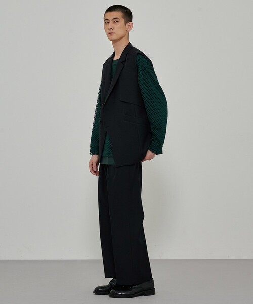 CITY TOKYO（シティトウキョウ）の「カーブドエッジテーラードベスト