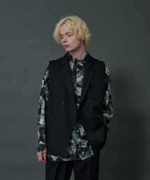 CITY TOKYO | カーブドエッジテーラードベスト(テーラードジャケット)