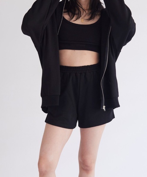 FIG&VIPER（フィグアンドバイパー）の「裏毛ブラタンク（タンクトップ・レディース・ブラック/グレー/ブルー/ダークグレー/ピンク・FREE）」の15枚目の写真