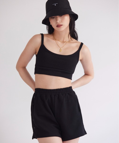 FIG&VIPER（フィグアンドバイパー）の「裏毛ブラタンク（タンクトップ・レディース・ブラック/グレー/ブルー/ダークグレー/ピンク・FREE）」の9枚目の写真