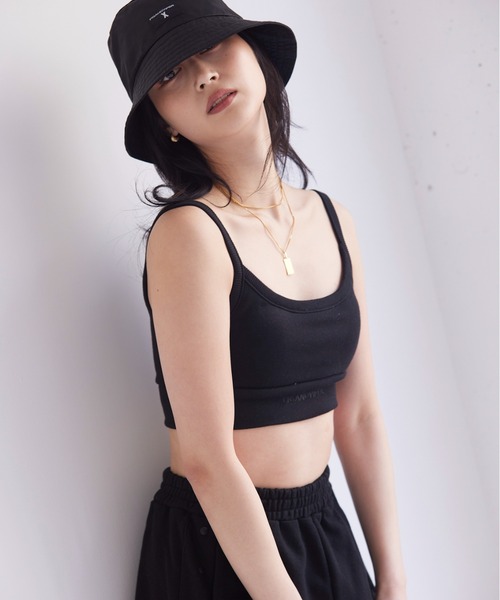 FIG&VIPER（フィグアンドバイパー）の「裏毛ブラタンク（タンクトップ・レディース・ブラック/グレー/ブルー/ダークグレー/ピンク・FREE）」の13枚目の写真