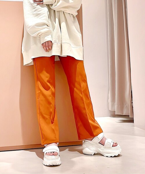 ESPERANZA（エスペランサ）の「◆【厚底／スポサン】ダブルベルト厚底スポーツサンダル（サンダル・レディース・ホワイト/ブラック・S/M/L/LL）」の4枚目の写真
