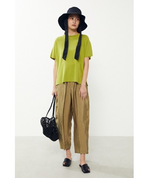 BLACK BY MOUSSY(ブラックバイマウジー)の「washable yacco tops(ウォッシャブルヤッコトップス)(ニット/セーター・レディース・ブラック/ベージュ/ブルー/ライトグリーン・FREE)」の15枚目の写真