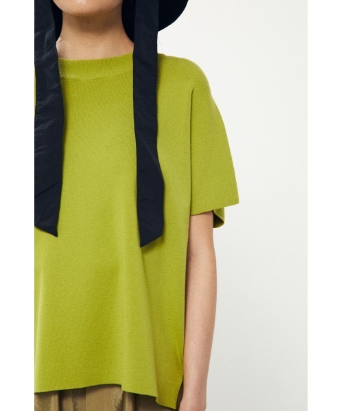 BLACK BY MOUSSY(ブラックバイマウジー)の「washable yacco tops(ウォッシャブルヤッコトップス)(ニット/セーター・レディース・ブラック/ベージュ/ブルー/ライトグリーン・FREE)」の20枚目の写真