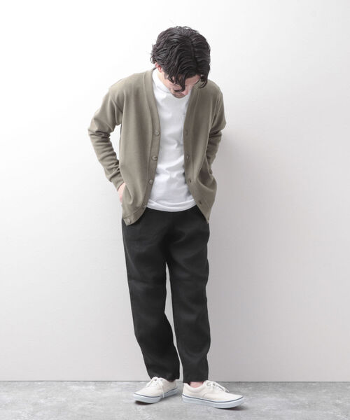 NOLLEY'S goodman(ノーリーズグッドマン)の「リネンイージーパンツ(その他パンツ・メンズ・ライトグレー/ブラック/ダークブラウン/ネイビー/グレー系その他/ベージュ系3・S/M/L/XL)」の7枚目の写真