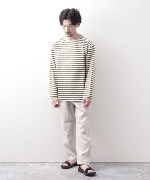 NOLLEY'S goodman(ノーリーズグッドマン)の「リネンイージーパンツ(その他パンツ・メンズ・ライトグレー/ブラック/ダークブラウン/ネイビー/グレー系その他/ベージュ系3・S/M/L/XL)」の9枚目の写真