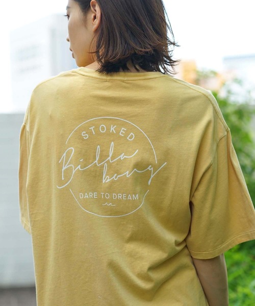 BILLABONG（ビラボン）の「BILLABONG レディース LOGO OP ワンピース 【2022年春夏モデル】/ビラボンTシャツワンピ（ワンピース・レディース・ホワイト/イエロー/ブラック/ブルー・LARGE/MEDIUM）」の4枚目の写真