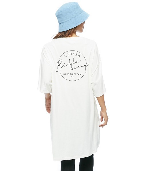 BILLABONG（ビラボン）の「BILLABONG レディース LOGO OP ワンピース 【2022年春夏モデル】/ビラボンTシャツワンピ（ワンピース・レディース・ホワイト/イエロー/ブラック/ブルー・LARGE/MEDIUM）」の6枚目の写真