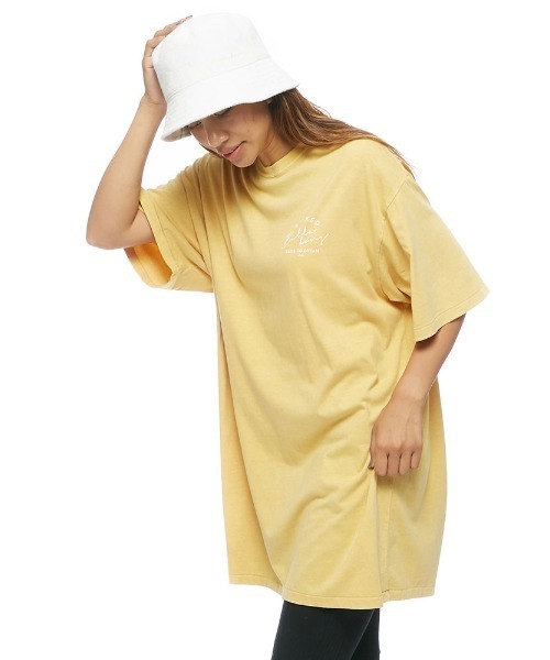 BILLABONG（ビラボン）の「BILLABONG レディース LOGO OP ワンピース 【2022年春夏モデル】/ビラボンTシャツワンピ（ワンピース・レディース・ホワイト/イエロー/ブラック/ブルー・LARGE/MEDIUM）」の15枚目の写真