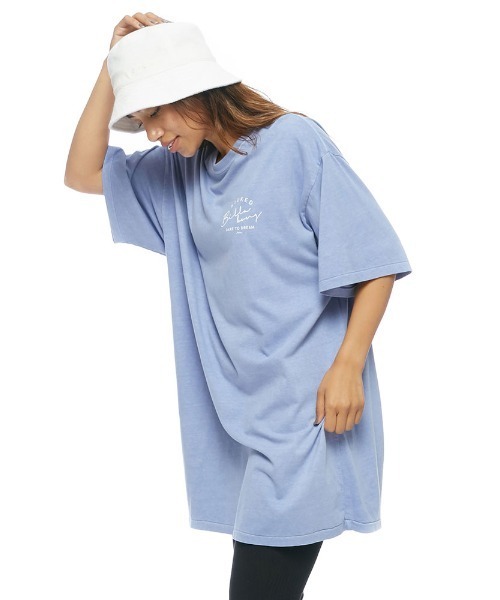 BILLABONG（ビラボン）の「BILLABONG レディース LOGO OP ワンピース 【2022年春夏モデル】/ビラボンTシャツワンピ（ワンピース・レディース・ホワイト/イエロー/ブラック/ブルー・LARGE/MEDIUM）」の12枚目の写真