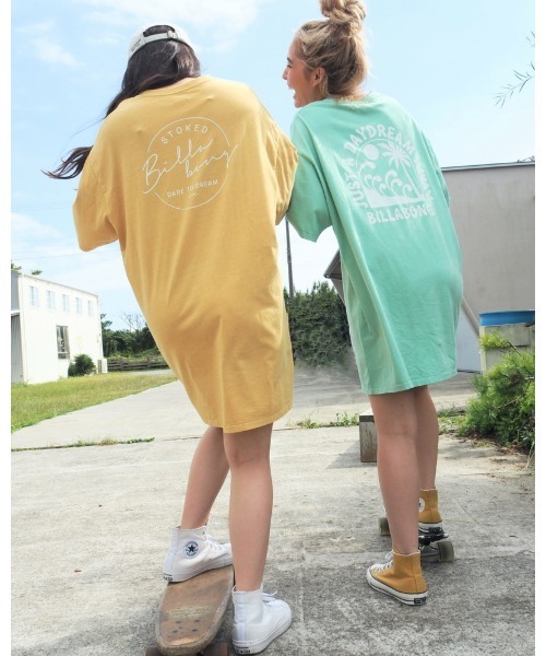 BILLABONG（ビラボン）の「BILLABONG レディース LOGO OP ワンピース 【2022年春夏モデル】/ビラボンTシャツワンピ（ワンピース・レディース・ホワイト/イエロー/ブラック/ブルー・LARGE/MEDIUM）」の19枚目の写真