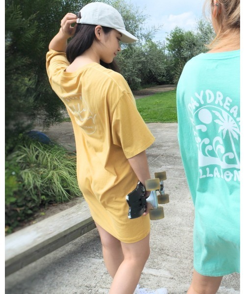 BILLABONG（ビラボン）の「BILLABONG レディース LOGO OP ワンピース 【2022年春夏モデル】/ビラボンTシャツワンピ（ワンピース・レディース・ホワイト/イエロー/ブラック/ブルー・LARGE/MEDIUM）」の17枚目の写真