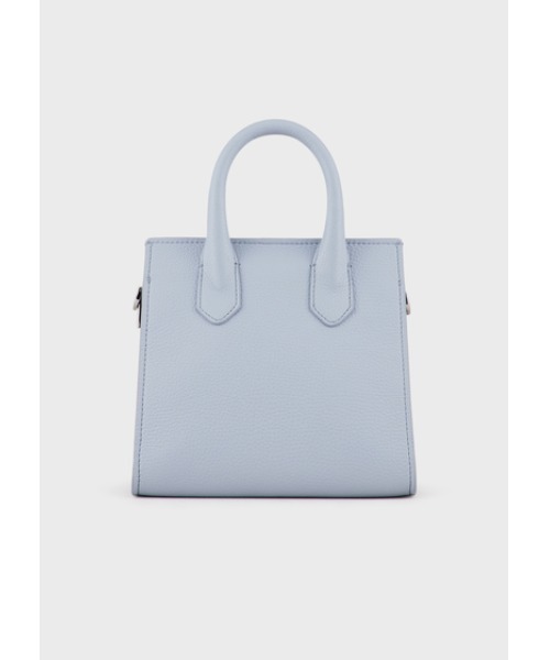 EMPORIO ARMANI(エンポリオアルマーニ)の「【エンポリオ アルマーニ】ハンドバッグ ディアプリントレザー製 メダル(ハンドバッグ・レディース・ライトブルー・FREE)」の3枚目の写真