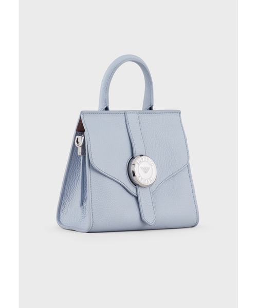 EMPORIO ARMANI(エンポリオアルマーニ)の「【エンポリオ アルマーニ】ハンドバッグ ディアプリントレザー製 メダル(ハンドバッグ・レディース・ライトブルー・FREE)」の7枚目の写真