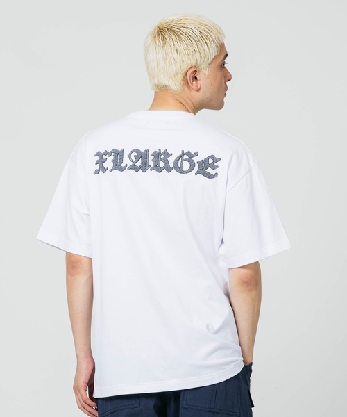 XLARGE（エクストララージ）の「EMBROIDERY LOGO S/S POCKET TEE（Tシャツ/カットソー・メンズ・ホワイト/グリーン/ブラック・M/L/XL/S）」の2枚目の写真