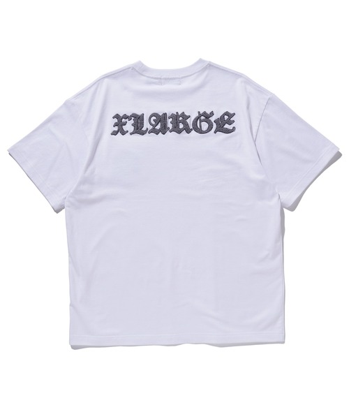 XLARGE（エクストララージ）の「EMBROIDERY LOGO S/S POCKET TEE（Tシャツ/カットソー・メンズ・ホワイト/グリーン/ブラック・M/L/XL/S）」の11枚目の写真
