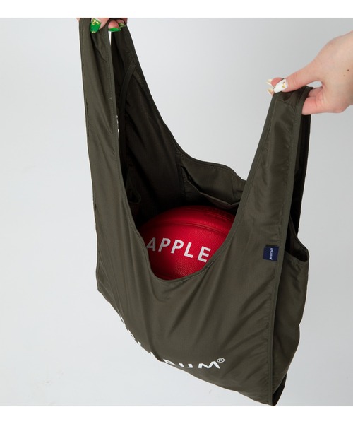 APPLEBUM（アップルバム）の「Shopping Bag（エコバッグ/サブバッグ・メンズ・ブラック/オリーブ・FREE）」の7枚目の写真