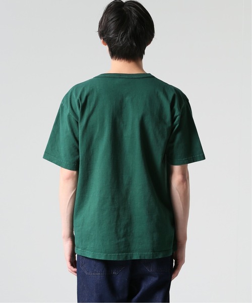 Champion（チャンピオン）の「【CHAMPION/チャンピオン】別注 T1011 Tシャツ（Tシャツ/カットソー・メンズ・チャコールグレー/ベージュ/グリーン/ボルドー/クリアブルー・MEDIUM/LARGE/X-LARGE）」の9枚目の写真