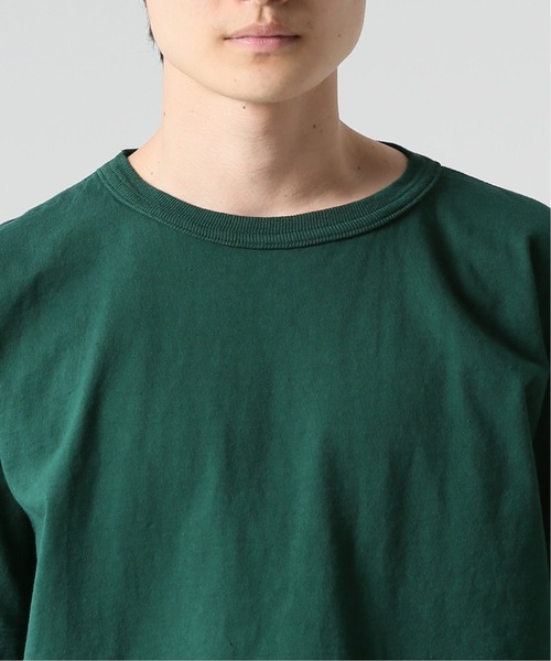 Champion（チャンピオン）の「【CHAMPION/チャンピオン】別注 T1011 Tシャツ（Tシャツ/カットソー・メンズ・チャコールグレー/ベージュ/グリーン/ボルドー/クリアブルー・MEDIUM/LARGE/X-LARGE）」の10枚目の写真