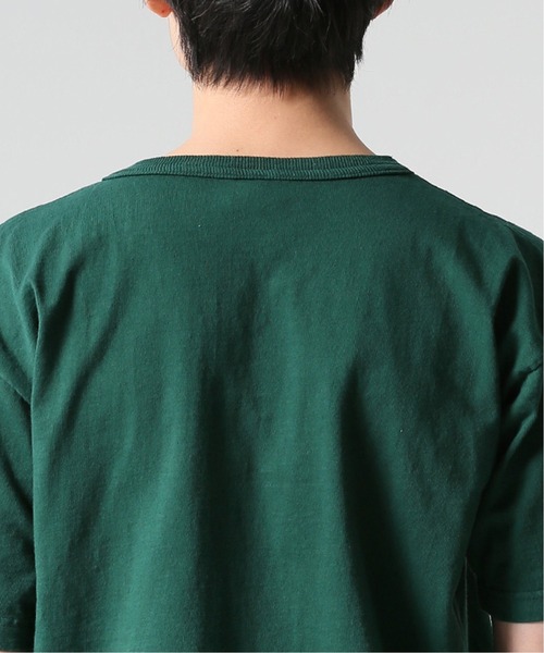 Champion（チャンピオン）の「【CHAMPION/チャンピオン】別注 T1011 Tシャツ（Tシャツ/カットソー・メンズ・チャコールグレー/ベージュ/グリーン/ボルドー/クリアブルー・MEDIUM/LARGE/X-LARGE）」の11枚目の写真