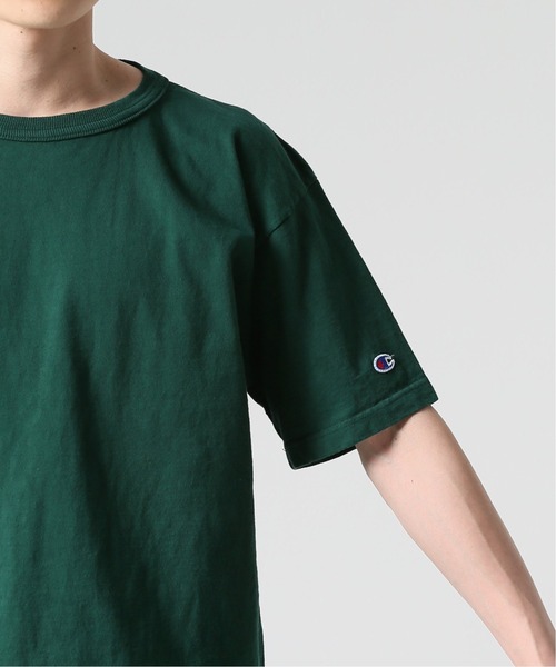 Champion（チャンピオン）の「【CHAMPION/チャンピオン】別注 T1011 Tシャツ（Tシャツ/カットソー・メンズ・チャコールグレー/ベージュ/グリーン/ボルドー/クリアブルー・MEDIUM/LARGE/X-LARGE）」の12枚目の写真