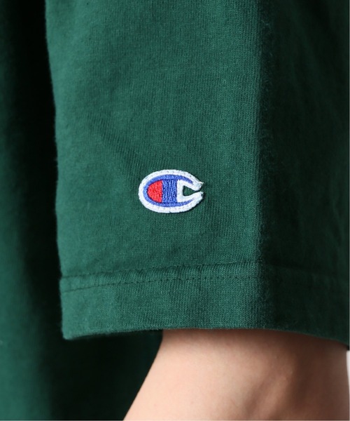 Champion（チャンピオン）の「【CHAMPION/チャンピオン】別注 T1011 Tシャツ（Tシャツ/カットソー・メンズ・チャコールグレー/ベージュ/グリーン/ボルドー/クリアブルー・MEDIUM/LARGE/X-LARGE）」の14枚目の写真