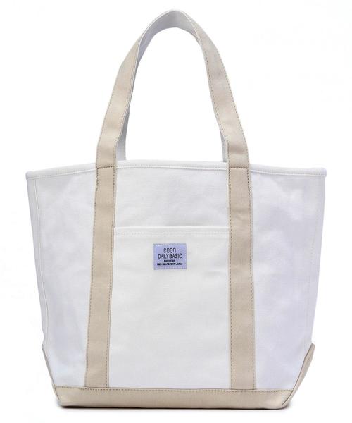 coen（コーエン）の「デイリートートバッグL（トートバッグ・レディース・ナチュラル/ネイビー・フリー）」の2枚目の写真