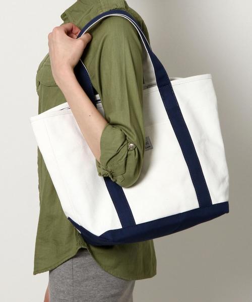 coen（コーエン）の「デイリートートバッグL（トートバッグ・レディース・ナチュラル/ネイビー・フリー）」の11枚目の写真