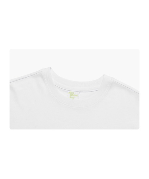 NICE GHOST CLUB(ナイスゴーストクラブ)の「A'GEM/9 × .kom『NICE GHOST CLUB/ナイスゴーストクラブ』GUMMY BEAR & LOGO TEE/フロントグラフィック 半袖Tシャツ(Tシャツ/カットソー・レディース・ホワイト/ライトブルー/ブラック/ネイビー/グリーン/ブラック系その他/ブルー/パープル・M/L)」の12枚目の写真