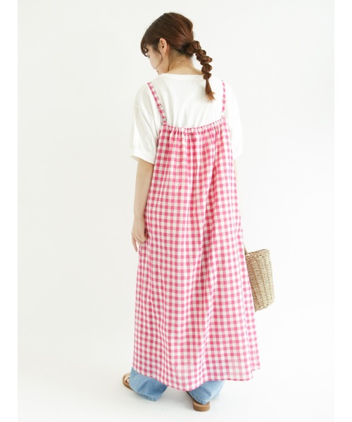 Samansa Mos2（サマンサ モスモス）の「レースパッチワークパフスリーブカットソー（Tシャツ/カットソー・レディース・パープル/オフホワイト/ミント/チャコール・ﾌﾘ-）」の12枚目の写真