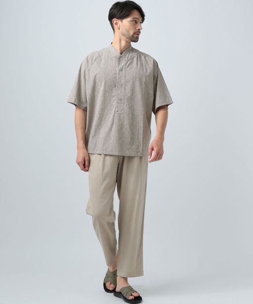 SUNNY  SPORTS（サニースポーツ）の「【SUNNY SPORTS×BAYFLOW】シャドーベースボールシャツ（シャツ/ブラウス・メンズ・ブラック/グレー・MEDIUM/LARGE）」の4枚目の写真