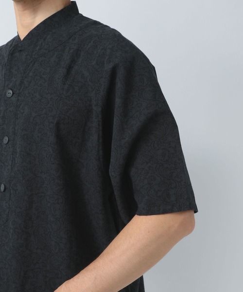 SUNNY  SPORTS（サニースポーツ）の「【SUNNY SPORTS×BAYFLOW】シャドーベースボールシャツ（シャツ/ブラウス・メンズ・ブラック/グレー・MEDIUM/LARGE）」の11枚目の写真