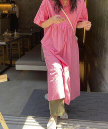 fredy emue | 5分袖ボリュームワンピース(ワンピース)