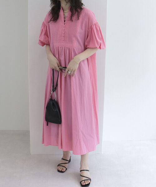 fredy emue（フレディエミュ）の「5分袖ボリュームワンピース（ワンピース・レディース・ブラック/オフホワイト/サックスブルー/ピンク・38）」の10枚目の写真