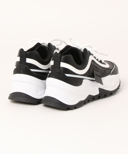 NOFALL（ノーフォール）の「バイカラー厚底ダッドスニーカー（スニーカー・レディース・ホワイト/ブラック・LL/3L/S/M/L）」の11枚目の写真