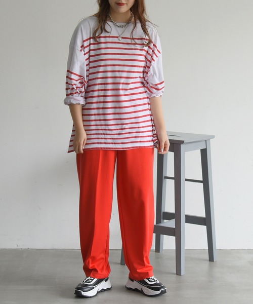 NOFALL（ノーフォール）の「バイカラー厚底ダッドスニーカー（スニーカー・レディース・ホワイト/ブラック・LL/3L/S/M/L）」の4枚目の写真