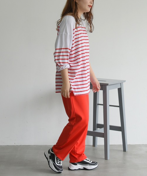 NOFALL（ノーフォール）の「バイカラー厚底ダッドスニーカー（スニーカー・レディース・ホワイト/ブラック・LL/3L/S/M/L）」の10枚目の写真