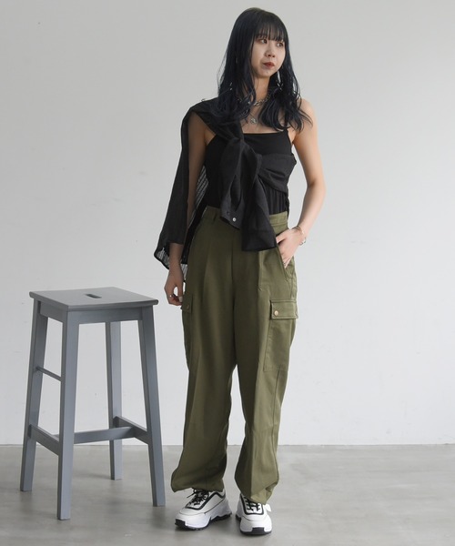 NOFALL（ノーフォール）の「バイカラー厚底ダッドスニーカー（スニーカー・レディース・ホワイト/ブラック・LL/3L/S/M/L）」の22枚目の写真