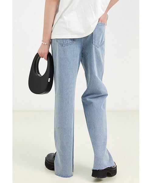 Fano Studios(ファノ ストゥディオズ)の「【Fano Studios】Cut off slit denim FX22K054(デニムパンツ・レディース・ブルー・L/M/S)」の6枚目の写真