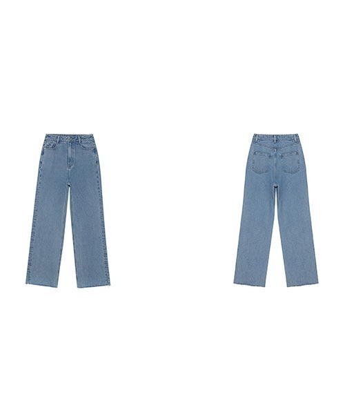 Fano Studios(ファノ ストゥディオズ)の「【Fano Studios】Cut off slit denim FX22K054(デニムパンツ・レディース・ブルー・L/M/S)」の8枚目の写真