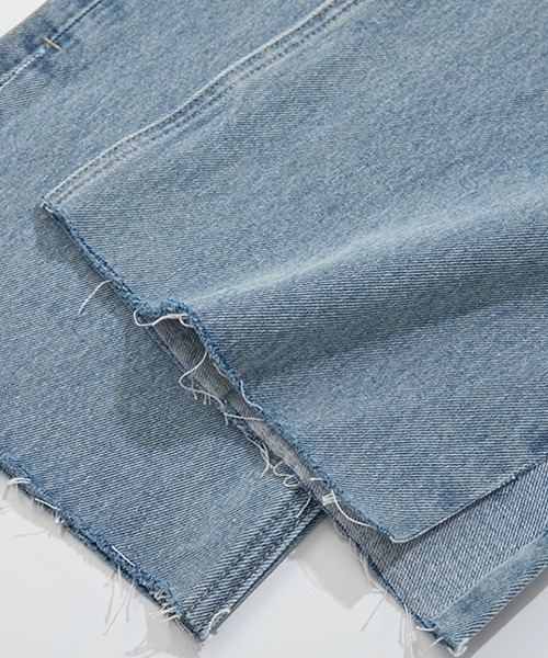 Fano Studios(ファノ ストゥディオズ)の「【Fano Studios】Cut off slit denim FX22K054(デニムパンツ・レディース・ブルー・L/M/S)」の11枚目の写真