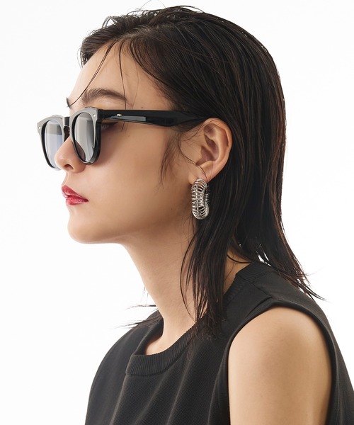 Narcissus（ナルシス）の「【Narcissus】 オーバーサイドサングラス（サングラス・レディース・ブラック/ベージュ・FREE）」の9枚目の写真